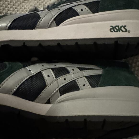 ASICS Gel Epirus Green Silver Size 6.5 Men’s H431N Classic Sneakers EUC - Picture 5 of 8